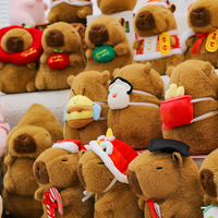 Peluche Capybara Douce Multi-Styles 10cm, Accessoire de Déguisement, Prix pour Machine de Jeu d'Arcade de Centre Commercial, Vente Directe