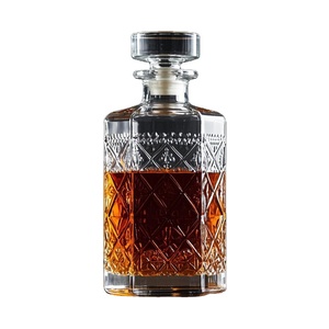 Factory Custom Luxus 500ml 700ml Glas Wein Brandy Wodka <span class=keywords><strong>Whisky</strong></span> Flaschen Anpassbare Schraub verschluss Brandy Vodka <span class=keywords><strong>Whisky</strong></span> Flaschen - Product Image 1