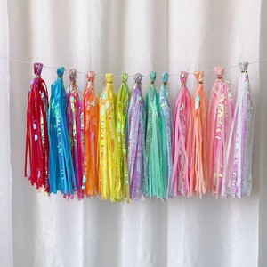 Confezione da 5 Pezzi, Marca Unicorn, Modello QB307, Materiale PET Lucido, Ghirlanda con Nappe, Striscione per Matrimoni e Feste di Compleanno, Arco di Palloncini, <span class=keywords><strong>Sfondo</strong></span> Fai-da-Te - Product Image 2