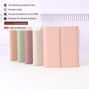 Yihe Meilleure vente A7 portefeuille en cuir de <span class=keywords><strong>litchi</strong></span> souple porte-documents en forme de sac à feuilles volantes avec 9 couleurs prêtes à être expédiées - Product Image 1