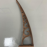 Auvent fixe mural pour fenêtre, auvent extérieur en polycarbonate, cadre en aluminium, imperméable, résistant aux UV, taille personnalisée manuelle