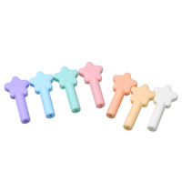 Nouvel arrivage d'aligneur orthodontique Chewies boîtes en plastique colorées en forme d'étoile pour les dents de morsure dentaire Chewies