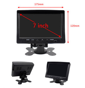 Smartour araç içi kamera AHD 1080p kaydedici 7 inç ekran döngü kayıt park otomatik akıllı Dash kamera Dvr kamyon Rv van otobüs - Product Image 4