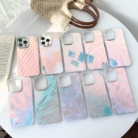 Étui de téléphone portable antichoc TPU + PC à paillettes de luxe pour fabricant de Guangzhou multicolore 15/14/13/12 Pro