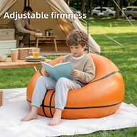 Pursuefree Canapé Gonflable Sphérique Portable pour la Maison, le Camping et l'Extérieur, Canapé Paresseux, Canapé Simple, Canapé Feuille, Canapé Gonflable à Air, Canapé de Relaxation