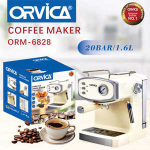 Cafetera Espresso Eléctrica Inteligente de 20 Bares, Color Beige, Semiautomática, Función de Calentamiento Rápido, para Hotel, de Plástico - Product Image 6