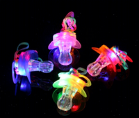 Sifflet Lumineux Clignotant en Forme de Biberon – Jouet en Plastique Idéal pour Halloween, Noël, le Nouvel An, les Fêtes d'Anniversaire et les Événements Nocturnes
