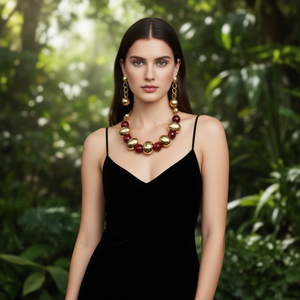 CBBA-1649 สร้อยคอประดับลูกปัดแฟชั่น เครื่องประดับที่หรูหราและมีสไตล์ - Product Image 3