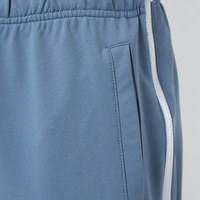 Pantalon de survêtement homme déchirable avec fermeture éclair latérale, coupe large, style streetwear, pour le basketball et le sport, personnalisable OEM
