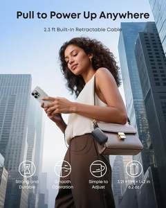 Anker Nano Power Bank, Pengisi Daya Portabel 10.000mAh dengan Kabel InstaCord Retractable 2,3 kaki, Paket Baterai Kompak 45W Maks - Product Image 5