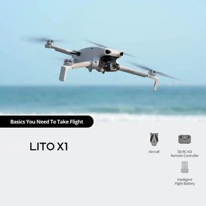 โดรนพกพา LitoX1 249 กรัม กล้อง 48MP ถ่ายภาพระยะไกล ชุด Fly More Combo แบตเตอรี่ 3 ก้อน กล้องวิดีโอ 4K - Product Image 2