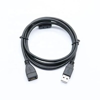 USB 2.0 A-Stecker auf A-Buchse Verlängerungskabel mit Nylon-Ummantelung für Drucker, Kamera & Computer - 0,5m/1m/1,5m