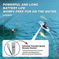 Ailerons électriques Spatium Y02D pour SUP, moteur de planche de surf, contrôle de direction, alimentation électrique avec batterie pour la pêche en kayak