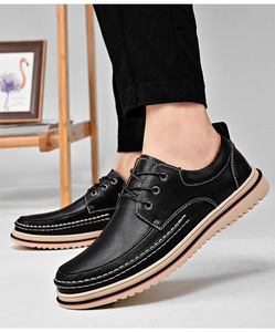 Chaussures habillées pour hommes personnalisées avec un nouveau design Fermeture à enfiler Authentique Saison d'automne Modèle Katu 168-05 Bureau <span class=keywords><strong>et</strong></span> carrière - Product Image 4