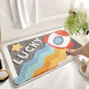 Alfombra de Entrada con Diseño de <span class=keywords><strong>Oso</strong></span> de Dibujos Animados, Suave <span class=keywords><strong>y</strong></span> Esponjosa, Antideslizante, Absorbente, Decoración para <span class=keywords><strong>el</strong></span> Hogar, Regalo - Product Image 1