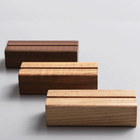 Support de menu en bois personnalisé pour restaurant, écologique et poli, pour table de café