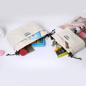 Bolsa <span class=keywords><strong>de</strong></span> cosméticos <span class=keywords><strong>de</strong></span> lona informal <span class=keywords><strong>de</strong></span> capacidad media con logotipo <span class=keywords><strong>de</strong></span> público objetivo grande interior portátil para <span class=keywords><strong>suegra</strong></span> - Product Image 4