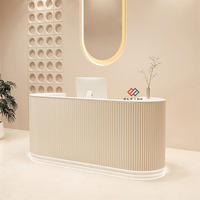 Bureau de luxe européen, hôpital, marbre artificiel, pierre, réception classique moderne