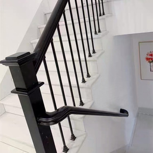 Phong cách đơn giản hiện đại cổ điển Cầu Thang sắt lan can tùy chỉnh nội thất sắt rèn lan can hiên lan can - Product Image 4