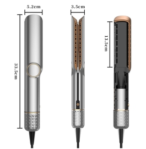 Secador de Pelo Eléctrico de Cerámica con LED de Alta Velocidad, Plancha de Pelo Multiusos 2 en 1, de Húmedo a Seco, 160-260°C, Herramienta de Peinado - Product Image 5