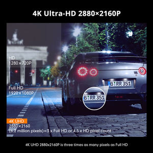 AZDOME <span class=keywords><strong>GS63H</strong></span> กล้องติดรถยนต์ DVR,กล้องบันทึก DVR WiFi ติดรถยนต์เลนส์คู่กล้องมองหลังกล้องวิดีโอมองเห็นกลางคืนในตัว - Product Image 5