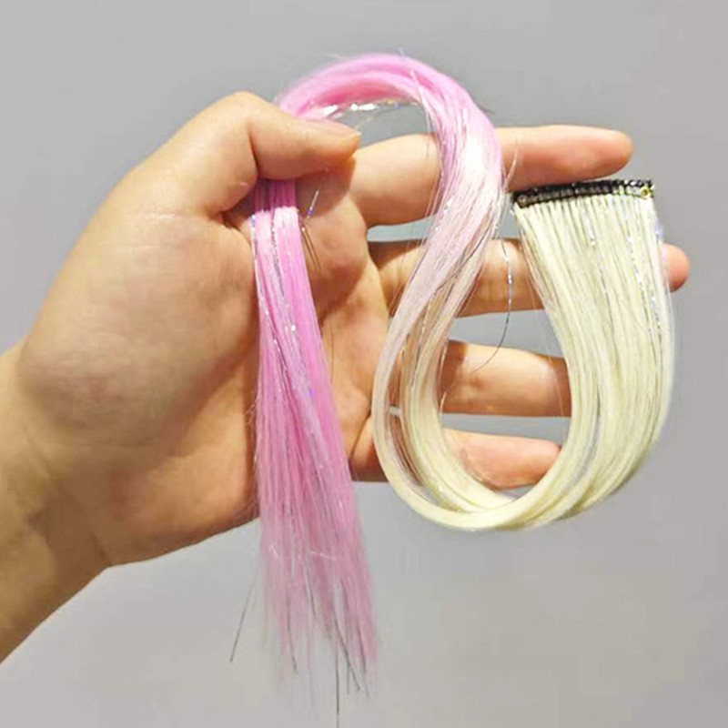 Cheveux dorés rose dégradé beige