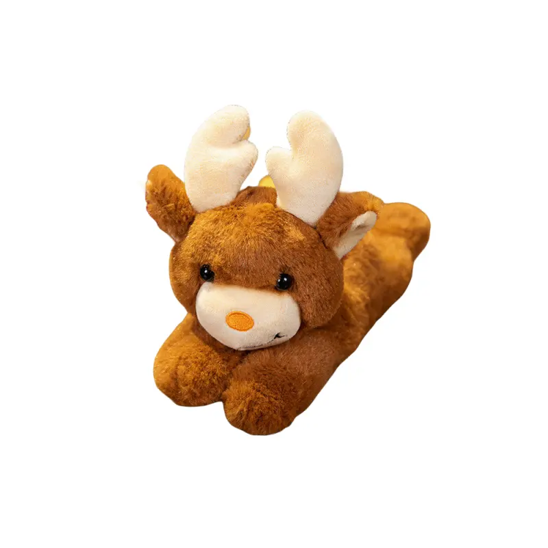 Pulseira de tapa adorável brinquedo de pelúcia divertido de Natal Bicho de pelúcia Papai Noel/Elk/Brinquedo de pelúcia mini