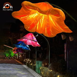Lumière paysagère géante IP67 en forme de fleur - Sculpture gonflable pour parcs et <span class=keywords><strong>camping</strong></span>-cars - Product Image 5