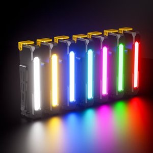 Многофункциональный алюминиевый фонарь TAIKOO EDC с высокой интенсивностью свечения, светодиодный рабочий фонарь с мощным магнитом для использования без помощи рук - Product Image 5