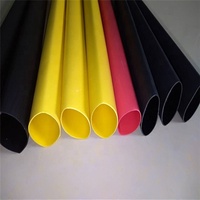 Tube thermorétractable PE à double paroi imprimable personnalisé avec adhésif thermofusible, homologué 600V pour les réparations de câbles