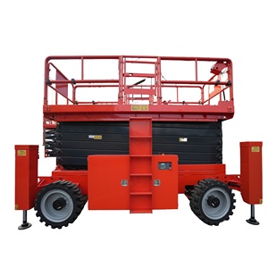 Plataforma Elevadora de Tijera Todoterreno 4x4 Versátil para Interiores y Exteriores - Product Image 1