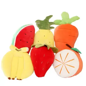 Vegetable Keychain Kids Market Sales Fruit Small Pendant Cotton Soft Small Doll