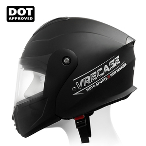 Casco de Motocicleta Abatible Vrecase con Visera y Certificación DOT, Forro Extraíble y Lavable - Product Image 3