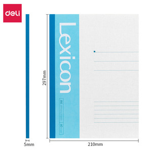 Deli Lexicon Notebook A4 60 Pages Sewing Binding Digital Printing Office Use - Product Image 1