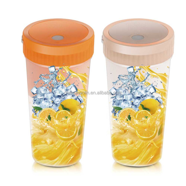 Multifunctional Portable Fruit Juice Complementary Food Handheld USB Rechargeable Electric Juice Blender Cup Smoothie Blender