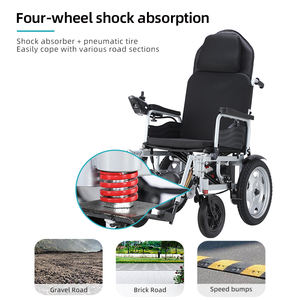 Ucuz rehabilitasyon terapi malzemeleri engelli motorlu elektrikli tekerlekli sandalye - Product Image 4