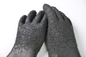 เครื่องพ่นทรายคุณภาพสูง RTS สีดำ กล่องกันน้ำสำหรับงานแห้ง ถุงมือยางยาวแบบปลอดภัย ถุงมือป้องกันแบบแยกส่วน - Product Image 2