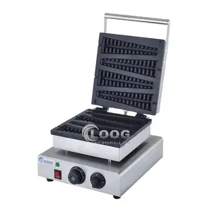 Snack Que Faz A Máquina Restaurante Cozinha 220V Comercial Lolly Waffle Maker Waffle Stick Iron