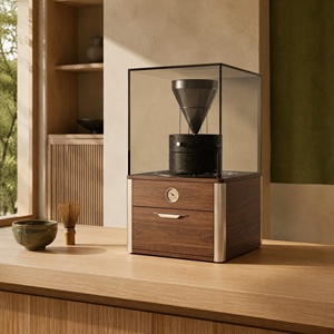 Moulin <span class=keywords><strong>à</strong></span> matcha de luxe personnalisé avec <span class=keywords><strong>meule</strong></span> en granit naturel pour les cafés, bars <span class=keywords><strong>à</strong></span> thé et marques de matcha haut de gamme - Product Image 4