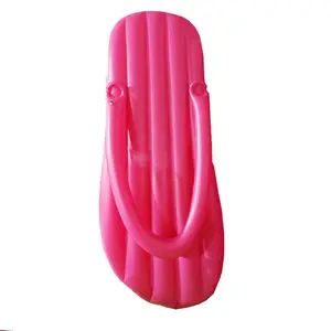 BSCI Inflatable Slipper Pool Float for The Beach Games Water Park Water Floating Slipper Shape Pool Float Mat Float