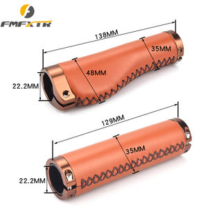 Poignée de vélo à poignée en cuir PU avec double serrure, disco, rétro mort, cousu à la main, poignée universelle pour voiture - Product Image 4