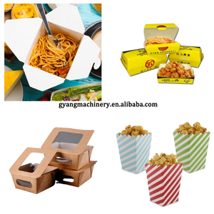 GYANG Duplex <strong>Paper</strong> Pizza Box Kraft <strong>Paper</strong> Multi Grid Lunch Box Kraft Burger Box Making Machine in China <strong>60</strong>-320pcs/ Min in Stock - Product Image 2