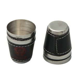 Mini Vasos de Cerveza de 30 ml con Funda de Acero Inoxidable, Portátiles para Uso en Exteriores - Product Image 5