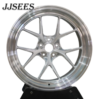 Jantes forgées monobloc personnalisables JJSEES, finition polie, 18, 19, 20, 21, 22 pouces, entraxe 5x114.3 pour G30 E46 E90 E91