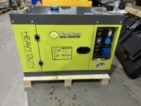 Ultra-Silent 5KVA bis 12KVA Diesel generator 10KVA Tragbarer offener Rahmen 1-3 Phasen mit geräuscharmer ATS-Option für automatischen Start