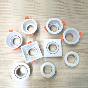 <span class=keywords><strong>GU10</strong></span> MR16 Cadre rond Downlight Housing Encastré Anti-éblouissement Led <span class=keywords><strong>Spot</strong></span> Down Light Housing Module réglable Led Downlight Frame - Product Image 5