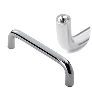 Handle and <strong>Knob</strong> Kosin China Foshan MLP12 Furniture Cabinet U Design Kitchen Euro Interior Kitchen <strong>Door</strong> U Shape Chrome Pull - Product Image 1