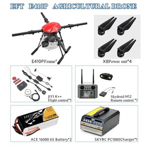 Nueva actualización EFT E410P Marco De Dron Agricola <span class=keywords><strong>Aeronave</strong></span> Con Tanque De 10 Litros Cuadricóptero Para Granja Pulverizador De Semillas - Product Image 5