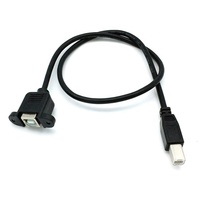 Câble de montage sur panneau USB de type B Câble d'extension d'imprimante USB-B cordon de données mâle à femelle