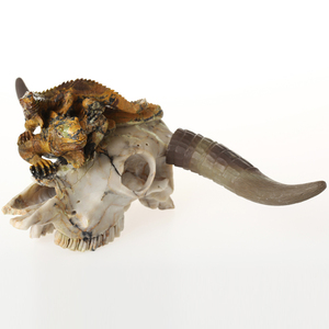 Escultura de serpiente de cuarzo para decoración Interior, escultura de lagarto, piedras preciosas, artesanía - Product Image 1